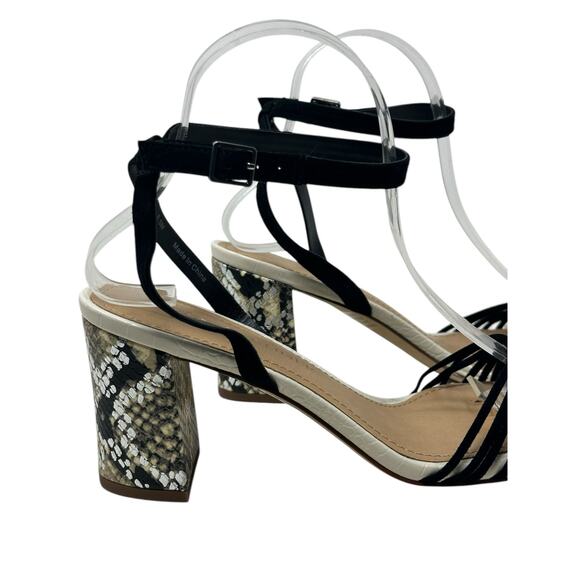 Gibson Latimer Cordelia Leather Open Toe Ankle Strap Heeled Sandal size 8.5 - Picture 7 of 15